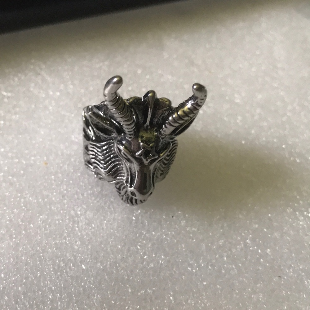 Vintage goat ring